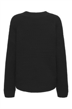 JDY V Neck Pullover Black