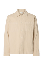 SELECTED HOMME Cord Overshirt Oatmeal