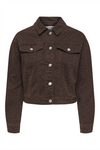 ONLY Leo Jeans Jacke Chicory Coffee