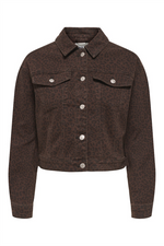 ONLY Leo Jeans Jacke Chicory Coffee