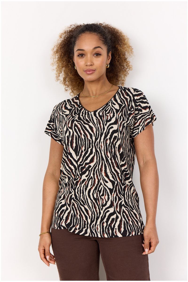 SOYACONCEPT Blusenshirt Schwarz