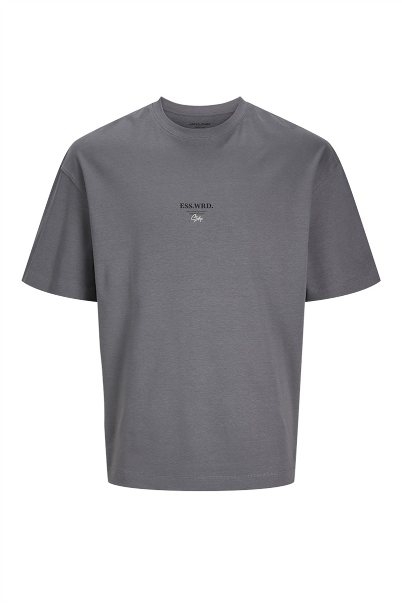 JACK & JONES Backprint T-Shirt Castlerock
