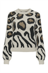 JDY Animal Pullover Cemet Black