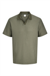 JACK & JONES Strick Polo Dried Sage Black