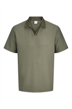 JACK & JONES Strick Polo Dried Sage Black