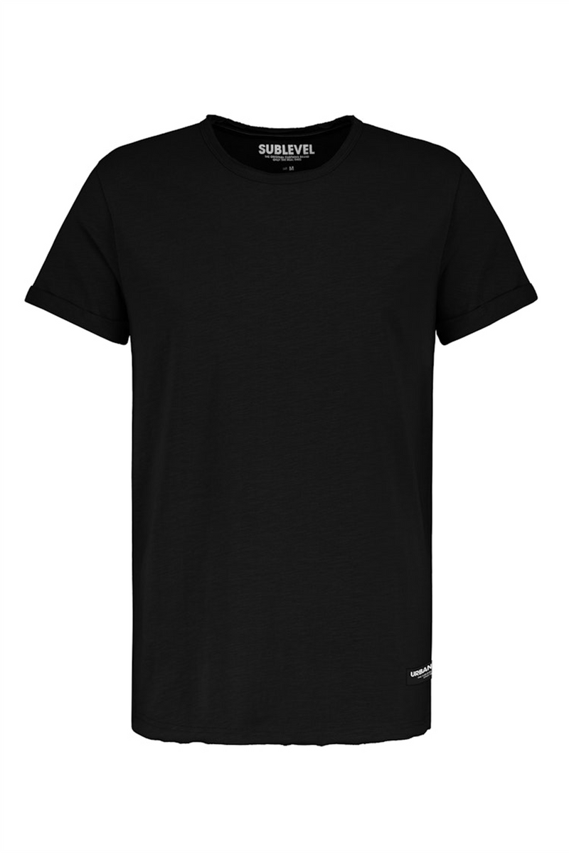 SUBLEVEL Basic T-Shirt Black