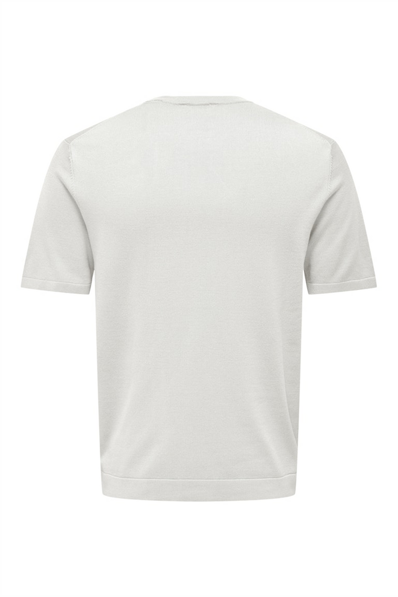ONLY & SONS Strick T-Shirt Cloud Dancer