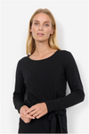 SOYACONCEPT Basic Langarm T-Shirt Schwarz