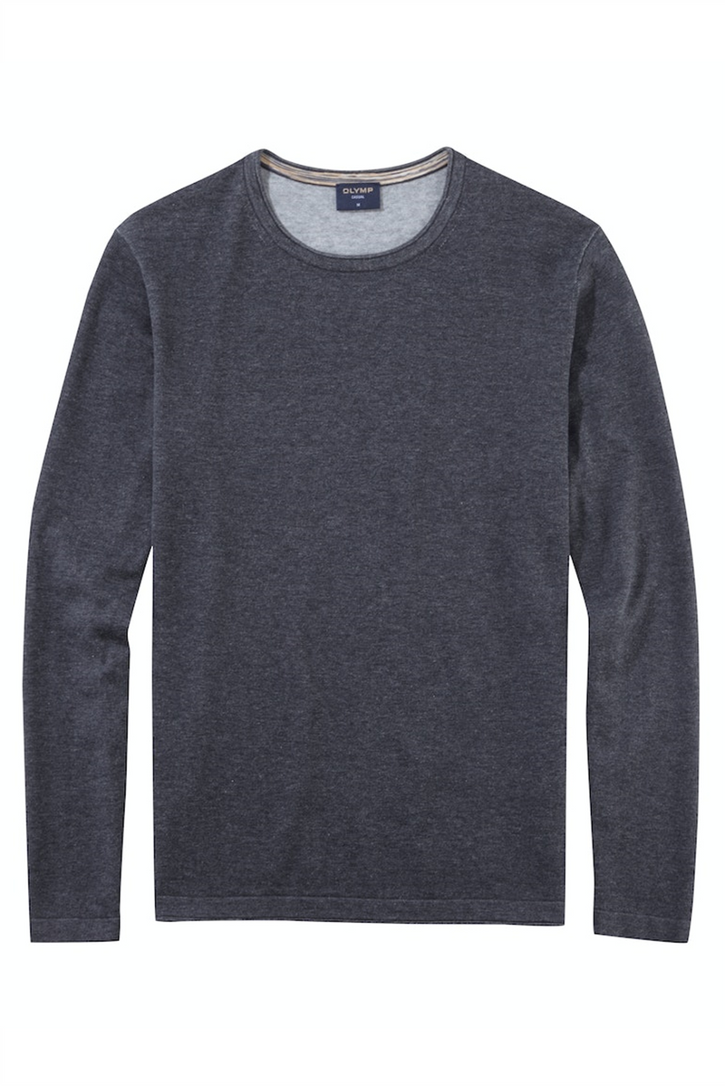OLYMP Casual Pullover Anthrazit