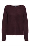 ONLY Pullover Mauve Wine Melange