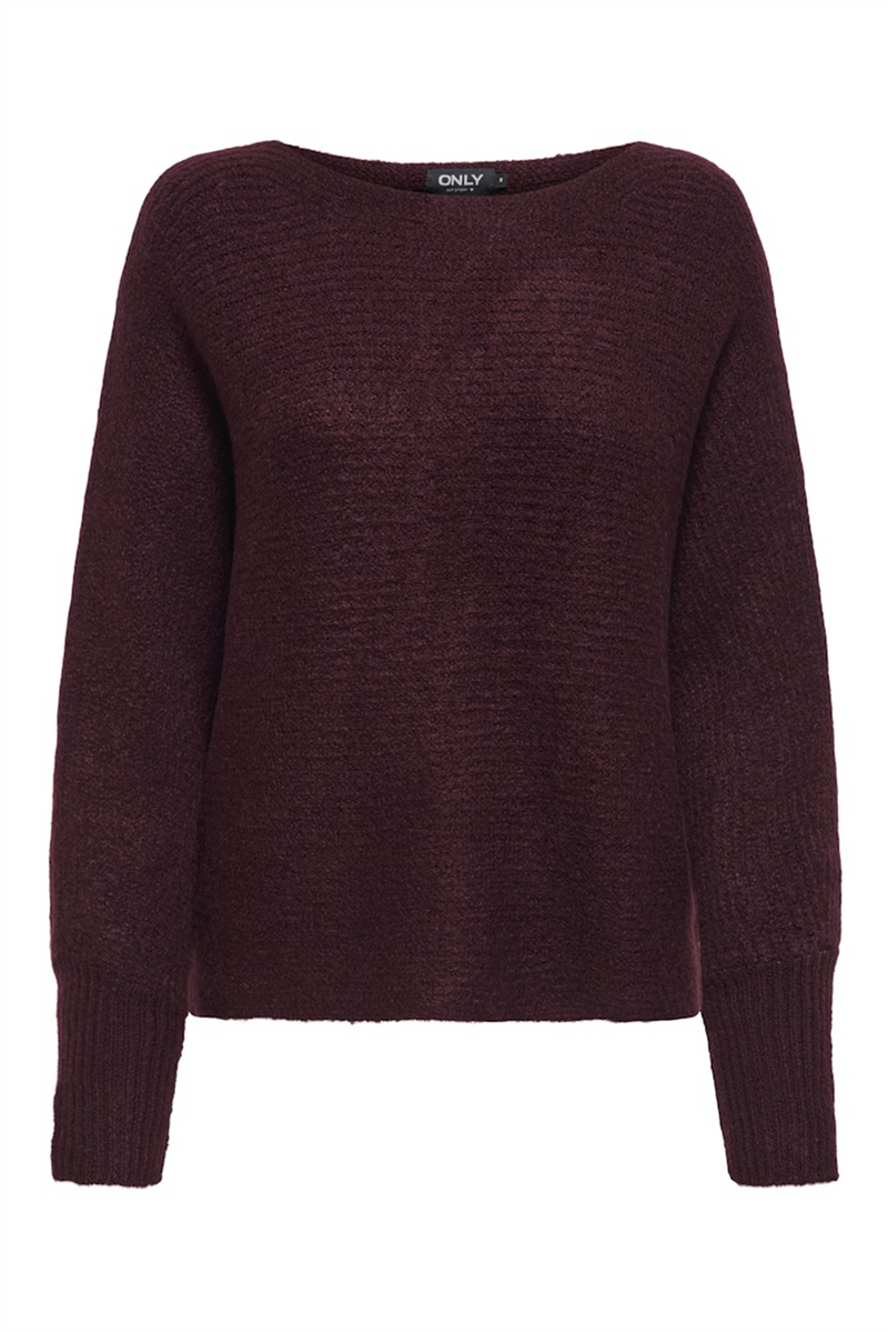 ONLY Pullover Mauve Wine Melange