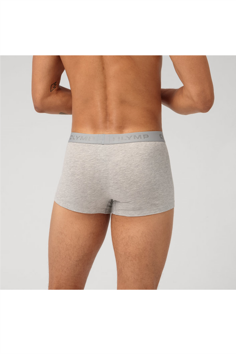 OLYMP Boxershorts 3er Pack Grey Melange