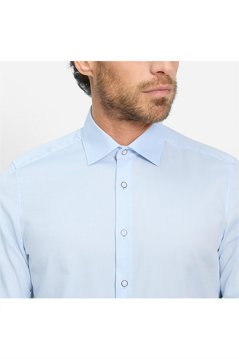 OLYMP Hemd Level 5 Body Fit Bleu