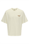 ONLY & SONS Backprint T-Shirt Antique White