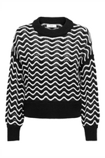 JDY Kurzer Pullover Black