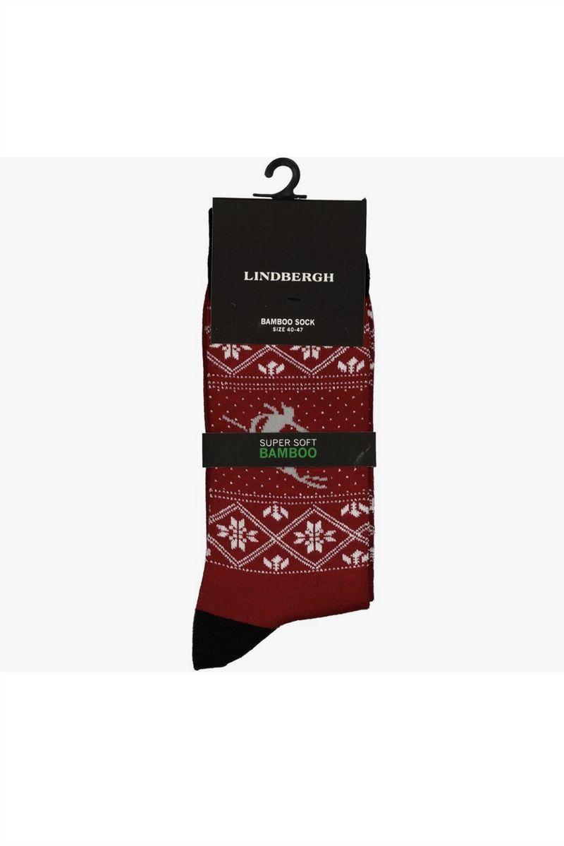 LINDBERGH Weihnachts Socken Dk Red