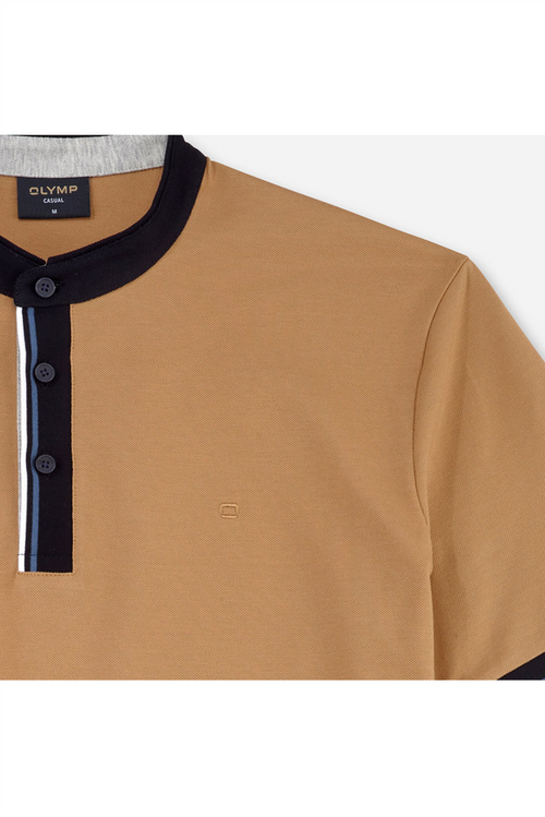 OLYMP Poloshirt Caramel