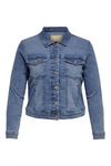 ONLY CARMAKOMA Jeans Jacke Light Blue Denim