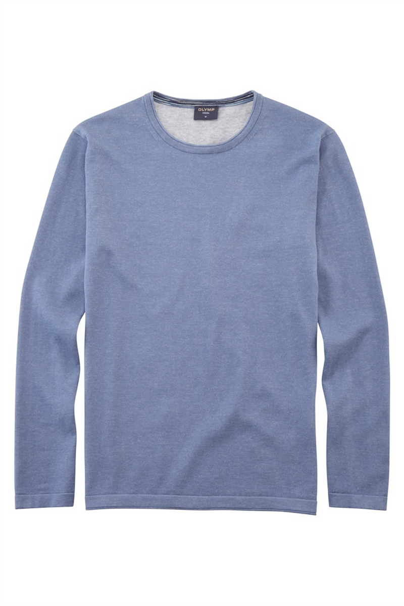 OLYMP Casual Pullover Rauchblau