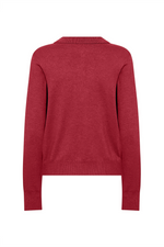 SOYACONCEPT Polokragen Pullover Rot
