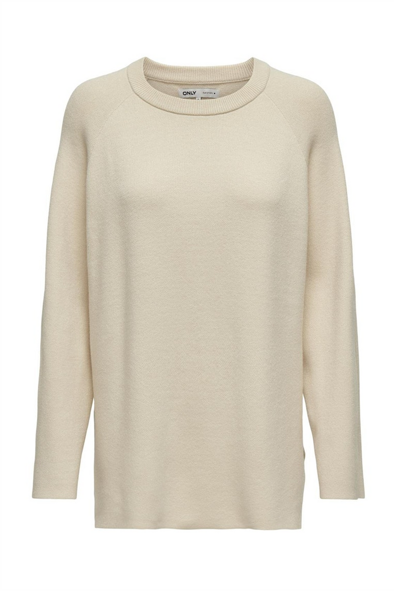 ONLY O Neck Pullover Birch