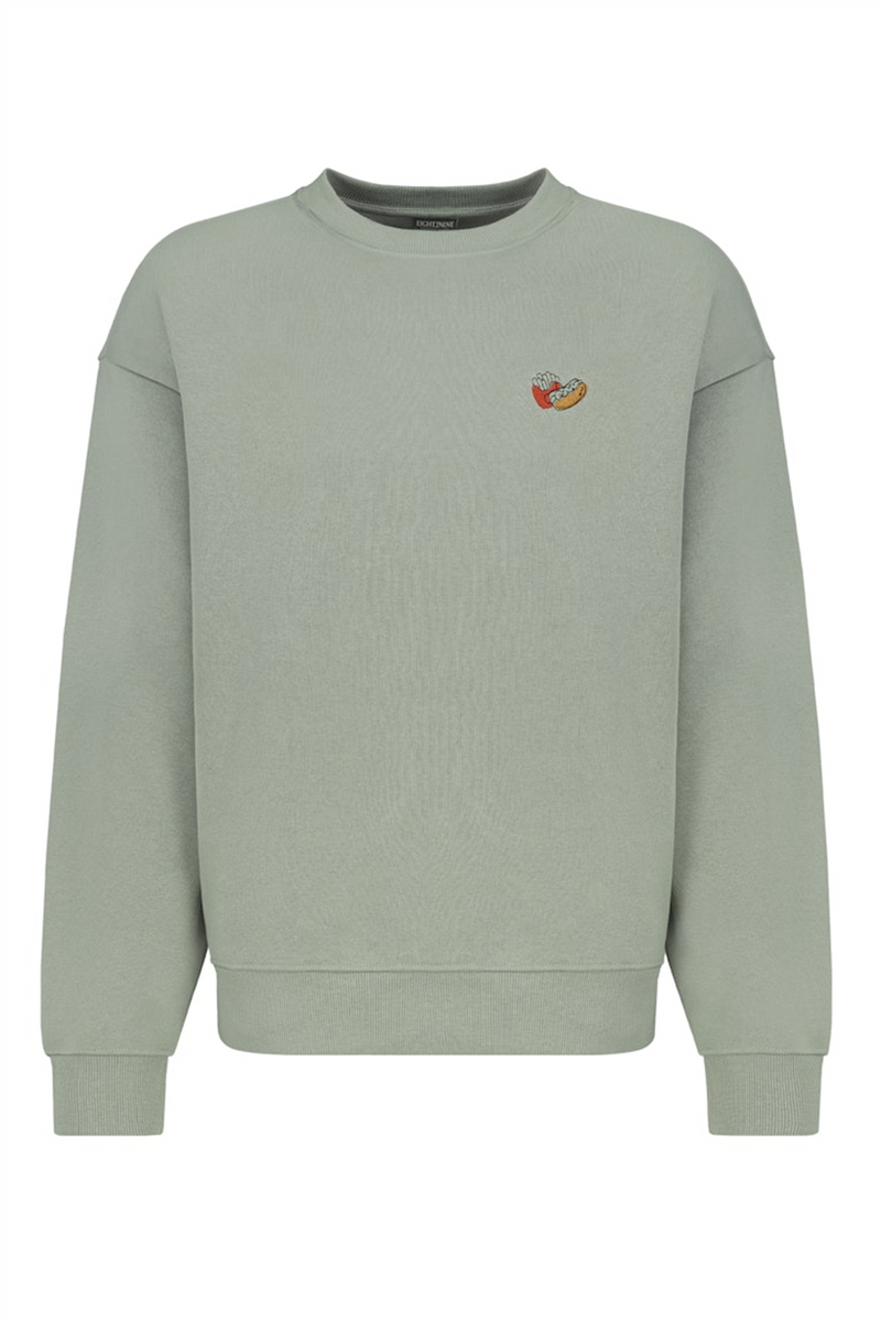 EIGHT 2 NINE Backprint Sweatshirt Middle Green