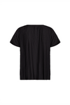 SOYACONCEPT Plissee Blusenshirt Schwarz