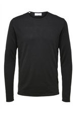 SELECTED HOMME Dünner Pullover Black