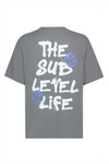 SUBLEVEL Backprint T-Shirt Middle Grey