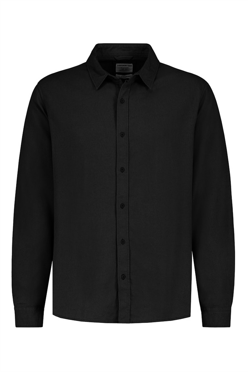 EIGHT 2 NINE Leinen Viskose Hemd Black
