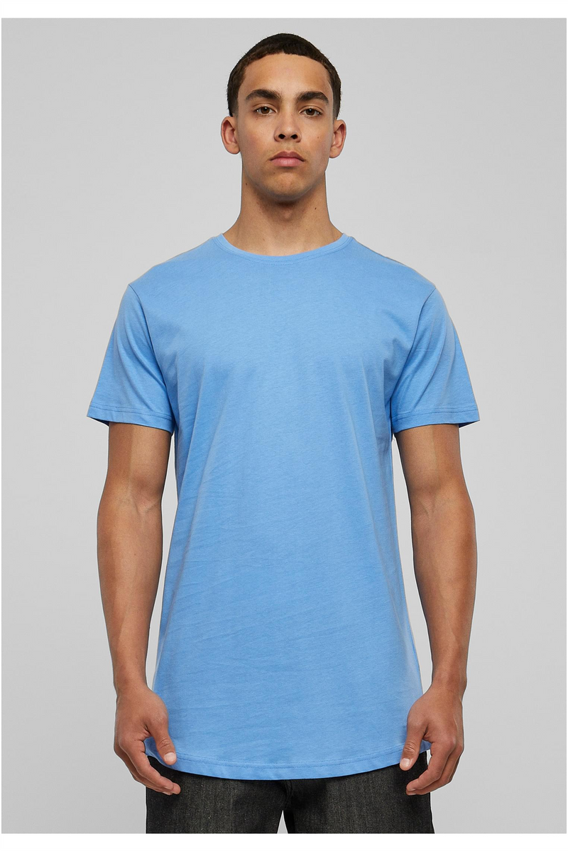 URBAN CLASSICS Shaped Long T-Shirt Horizonblue