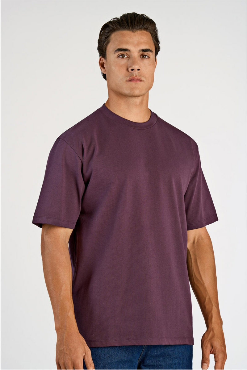 LINDBERGH Oversize T-Shirt Deep Purple