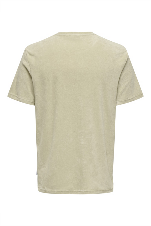 ONLY & SONS Frotte T-Shirt Silver Lining