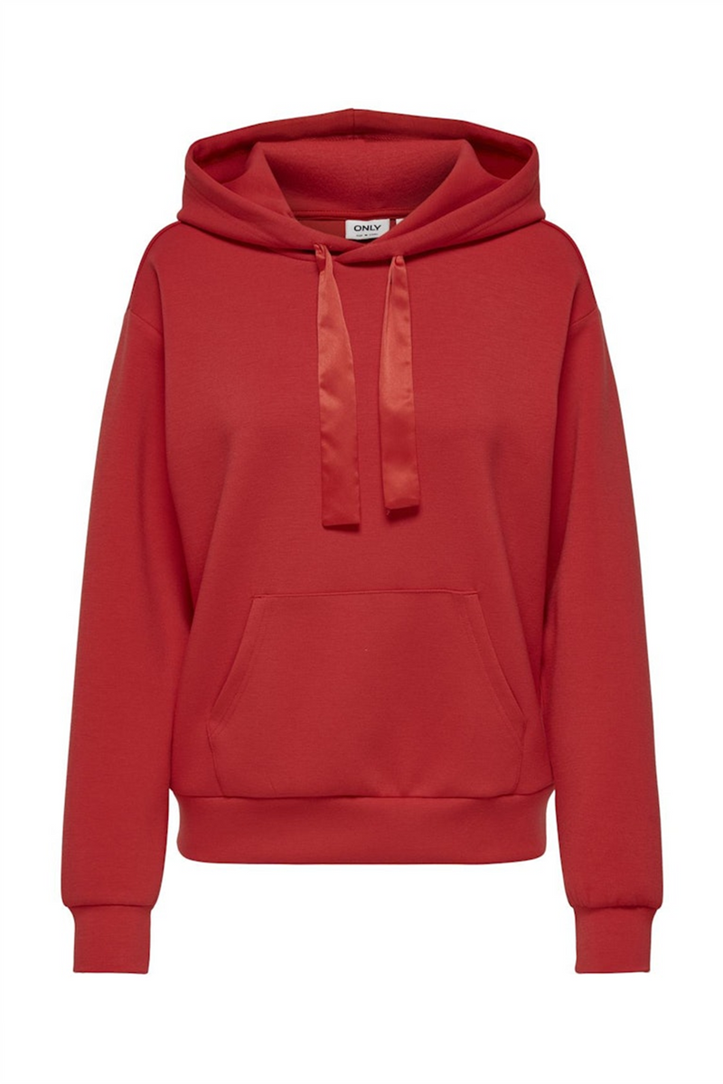 ONLY Soft Hoodie Mars Red