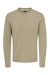 ONLY & SONS Dünner Pullover Chinchilla