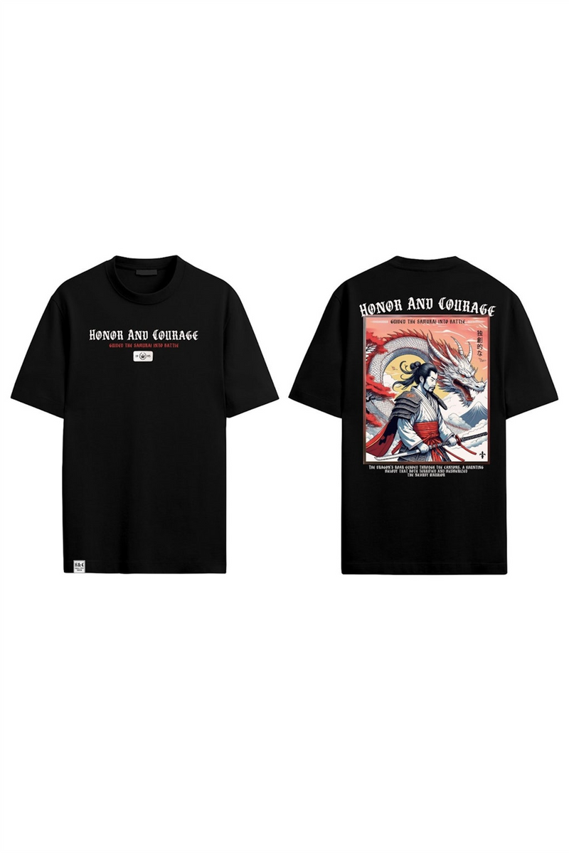 ONLY & SONS Backprint T-Shirt Black Honor