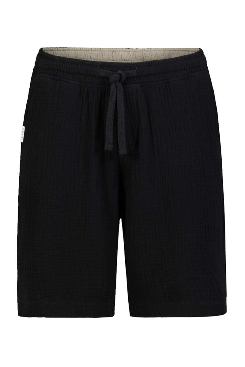 SUBLEVEL Musselin Shorts Black
