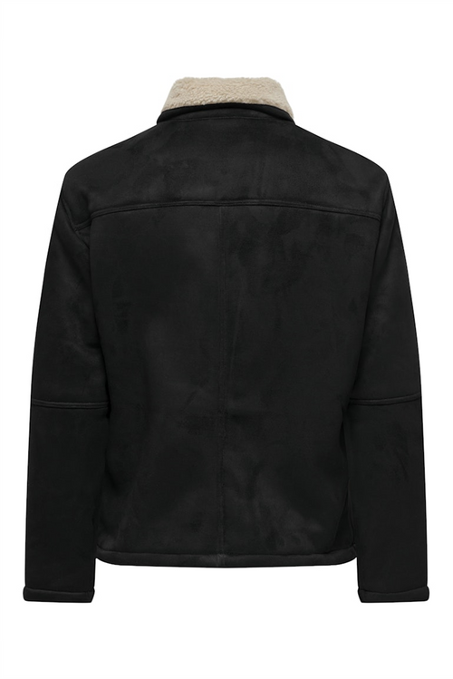 ONLY & SONS Teddy Kragen Jacke Black