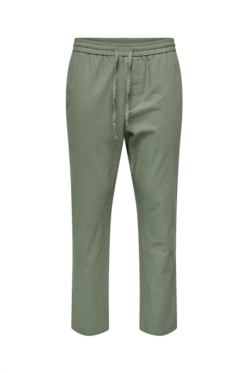 ONLY & SONS Leinen Pant Sea Spray