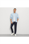 OLYMP Casual Hemd Regular Fit Bleu