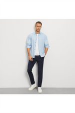 OLYMP Casual Hemd Regular Fit Bleu