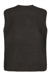 SUBLEVEL Teddy Weste Dark Brown