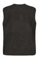 SUBLEVEL Teddy Weste Dark Brown