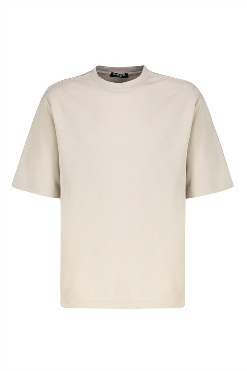 SUBLEVEL Soft T-Shirt Light Beige