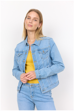 SOYACONCEPT Jeans Jacke Hellblau