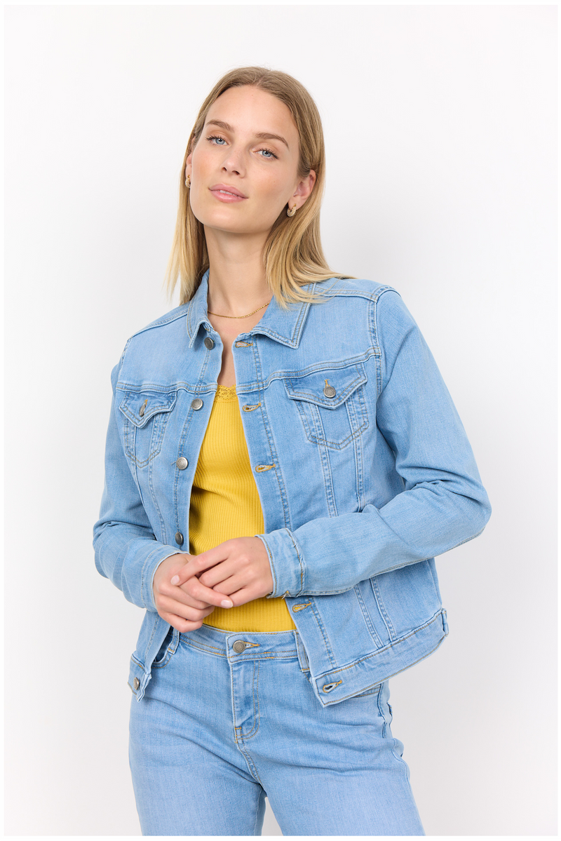 SOYACONCEPT Jeans Jacke Hellblau