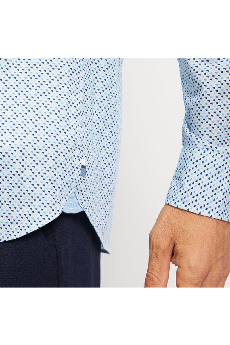 OLYMP Casual Hemd Regular Fit Bleu