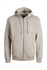JACK & JONES Kapuzen Sweatjacke Moonbeam