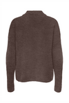 ONLY Polokragen Pullover Chocolate Melange