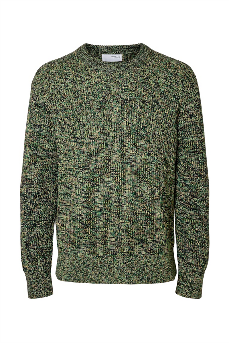 SELECTED HOMME Strick Pullover Sky Captain Twist
